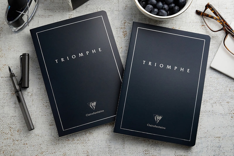 Clairefontaine Triomphe A5 Notebook - Lined Ivory Paper