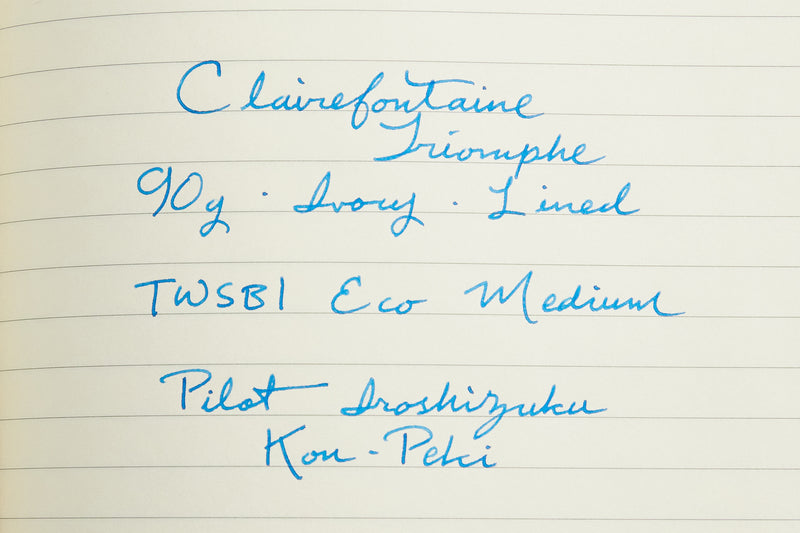 Clairefontaine Triomphe A5 Notebook - Lined Ivory Paper