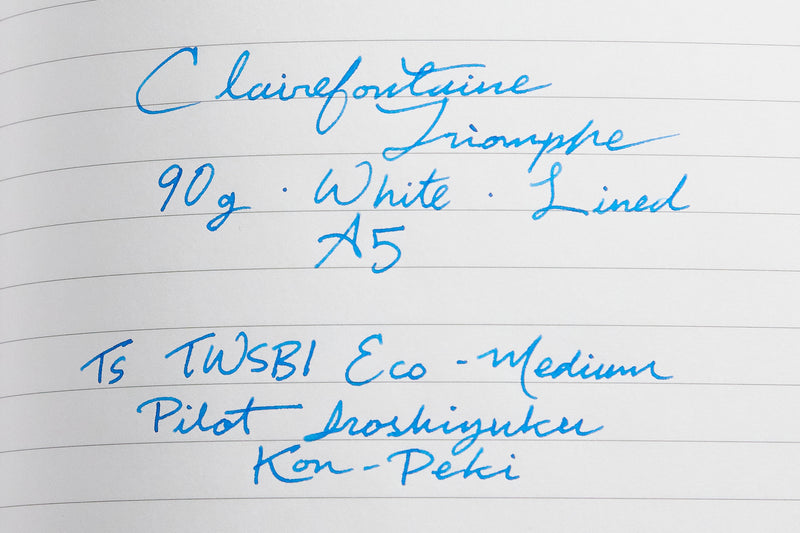 Clairefontaine Triomphe A5 Notebook - Lined White Paper