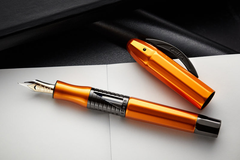 Conklin 125th Anniversary Nozac Classic Fountain Pen - Orange/Black ...