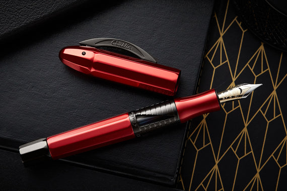 Conklin 125th Anniversary Nozac Classic Fountain Pen - Red/Black (Limited Edition)