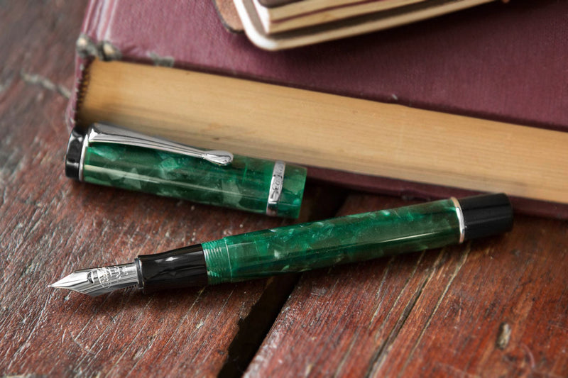 Conklin Duragraph Fountain Pen - Forest Green