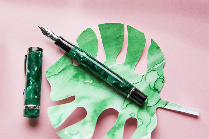 Conklin Duragraph Fountain Pen - Forest Green