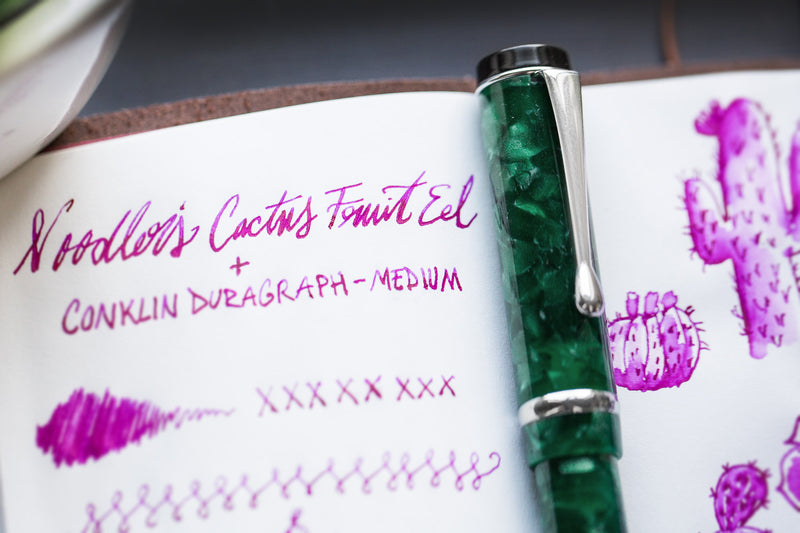 Conklin Duragraph Fountain Pen - Forest Green