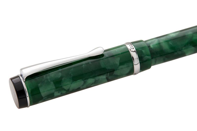 Conklin Duragraph Fountain Pen - Forest Green