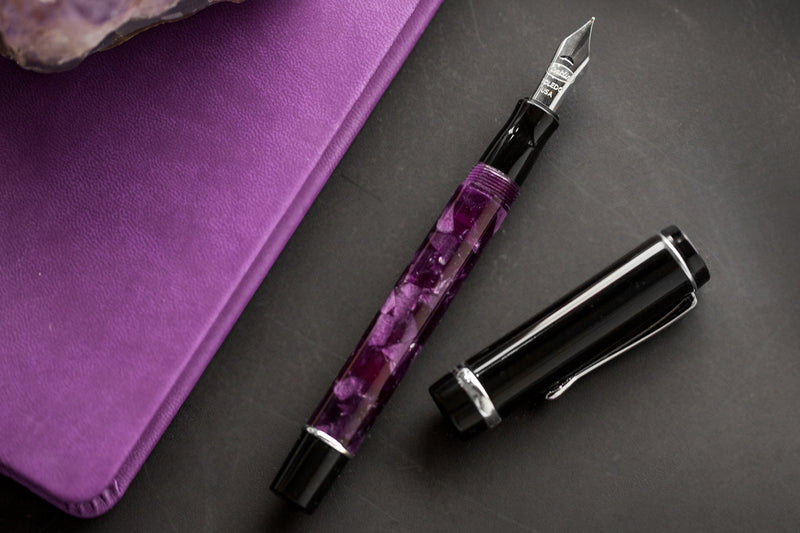 Conklin Duragraph Fountain Pen - Purple Nights