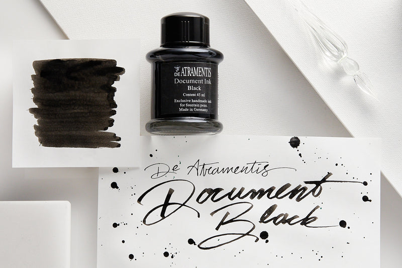 De Atramentis Document Ink Black - 45ml Bottled Ink