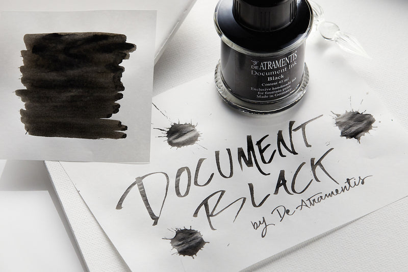 De Atramentis Document Ink Black - Ink Sample