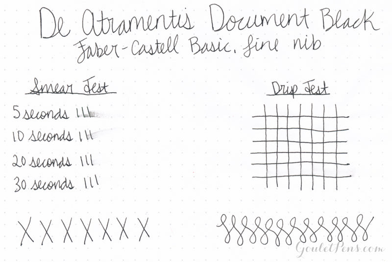 De Atramentis Document Ink Black - 45ml Bottled Ink