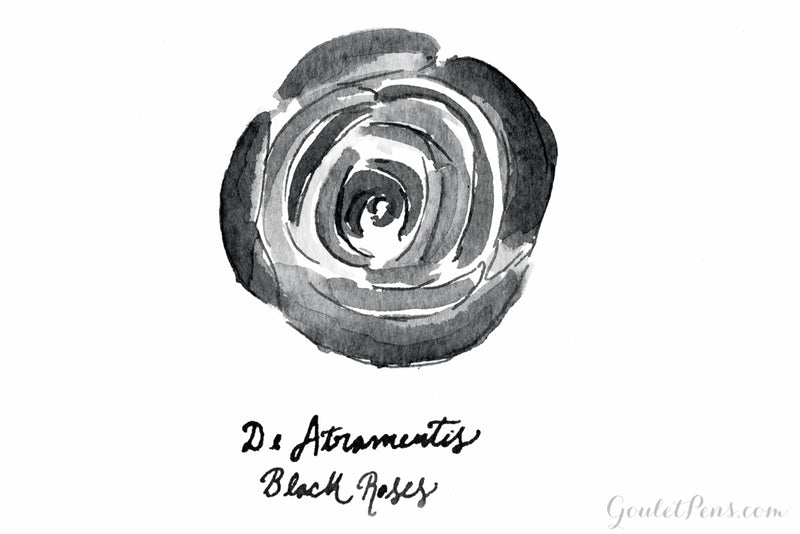 De Atramentis Black Roses - 45ml Scented Bottled Ink