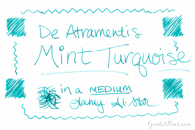 De Atramentis Mint Turquoise - 45ml Bottled Ink