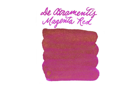 De Atramentis Pearlescent Magenta Red-Copper fountain pen ink