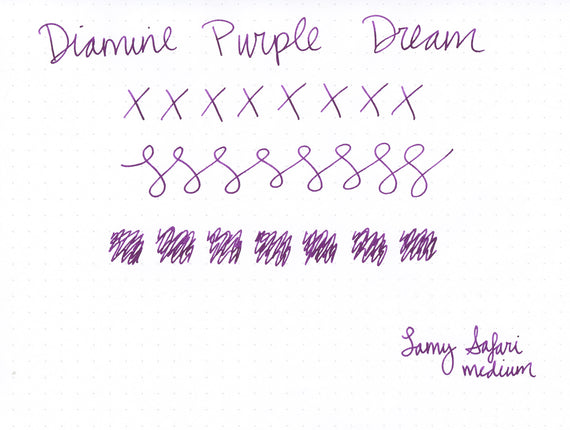 Diamine Purple Dream - Ink Sample