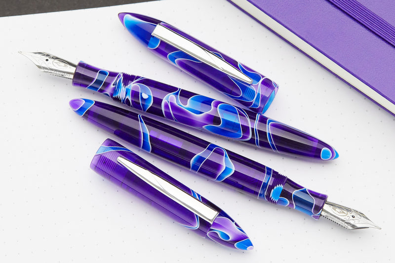 Edison Premiere Fountain Pen - Delphinium - The Goulet Pen Company