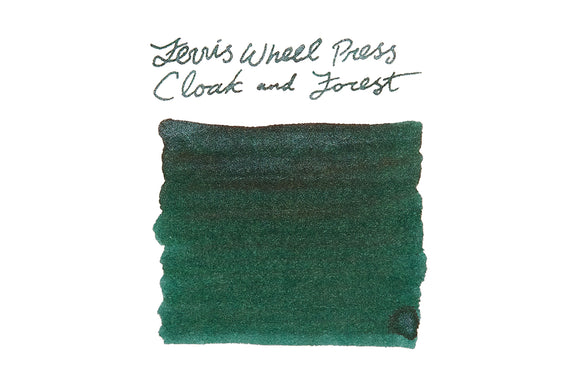 Ferris Wheel Press Cloak and Forest - Ink Sample