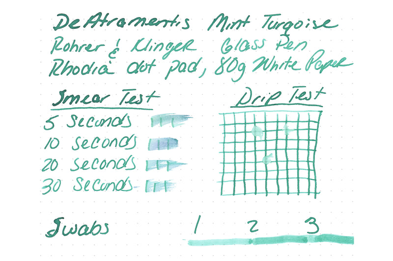 De Atramentis Mint Turquoise - 45ml Bottled Ink