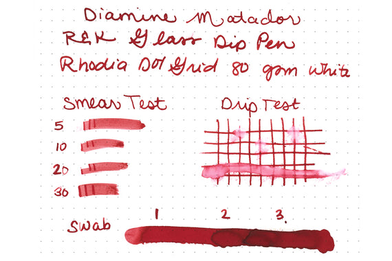 Diamine Matador Writing Sample