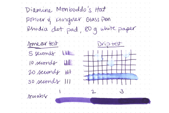 Diamine Monboddo's Hat fountain pen ink