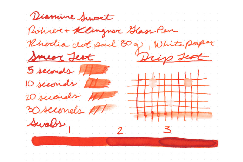 Diamine Sunset - Ink Sample