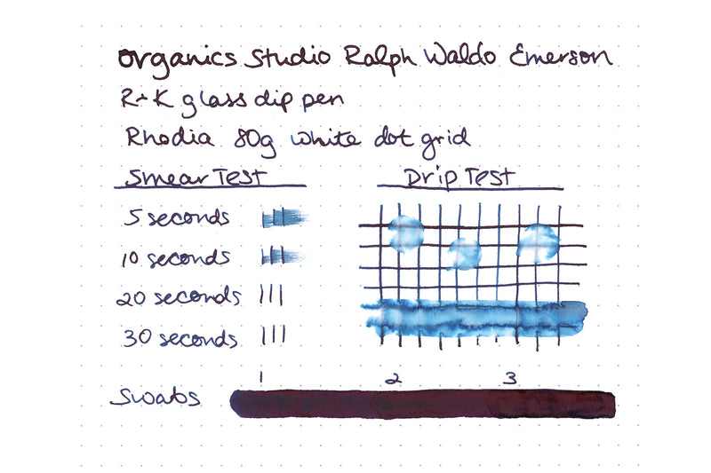 Organics Studio Ralph Waldo Emerson Twilight Blue - 55ml Bottled Ink