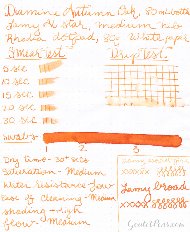 Diamine Autumn Oak - 30ml Bottled Ink