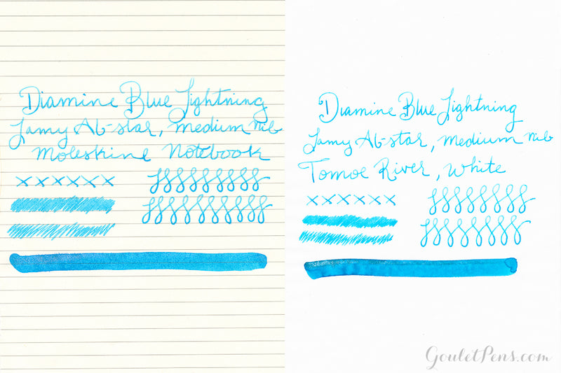 Diamine Blue Lightning - Ink Sample - The Goulet Pen Company