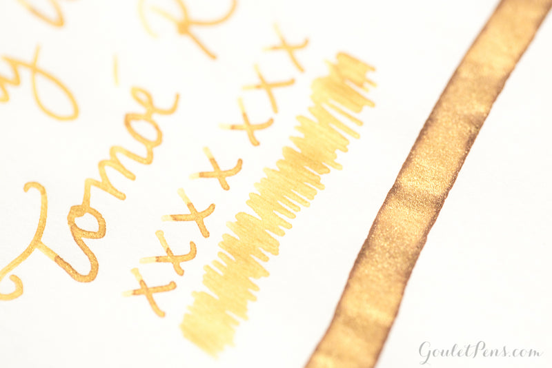 Diamine Golden Sands - Ink Sample