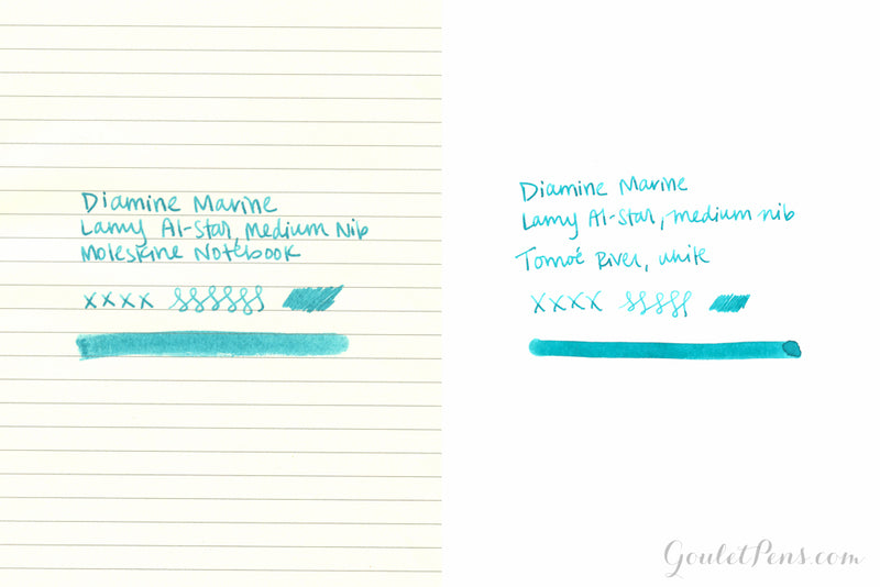 Diamine Marine - Ink Sample