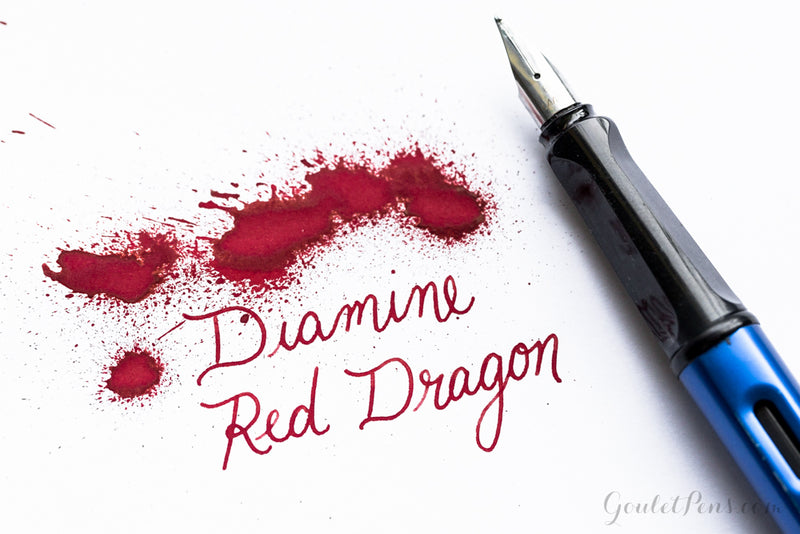 Diamine Red Dragon - Ink Sample