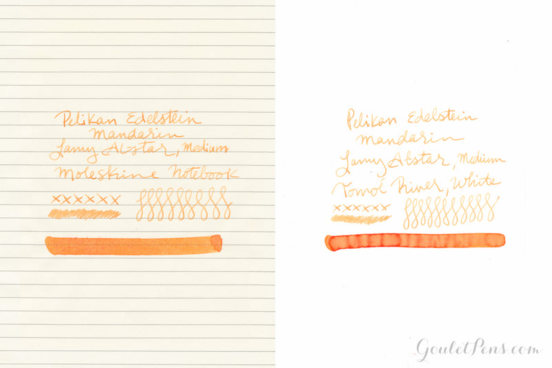 Pelikan Edelstein Mandarin - Ink Sample