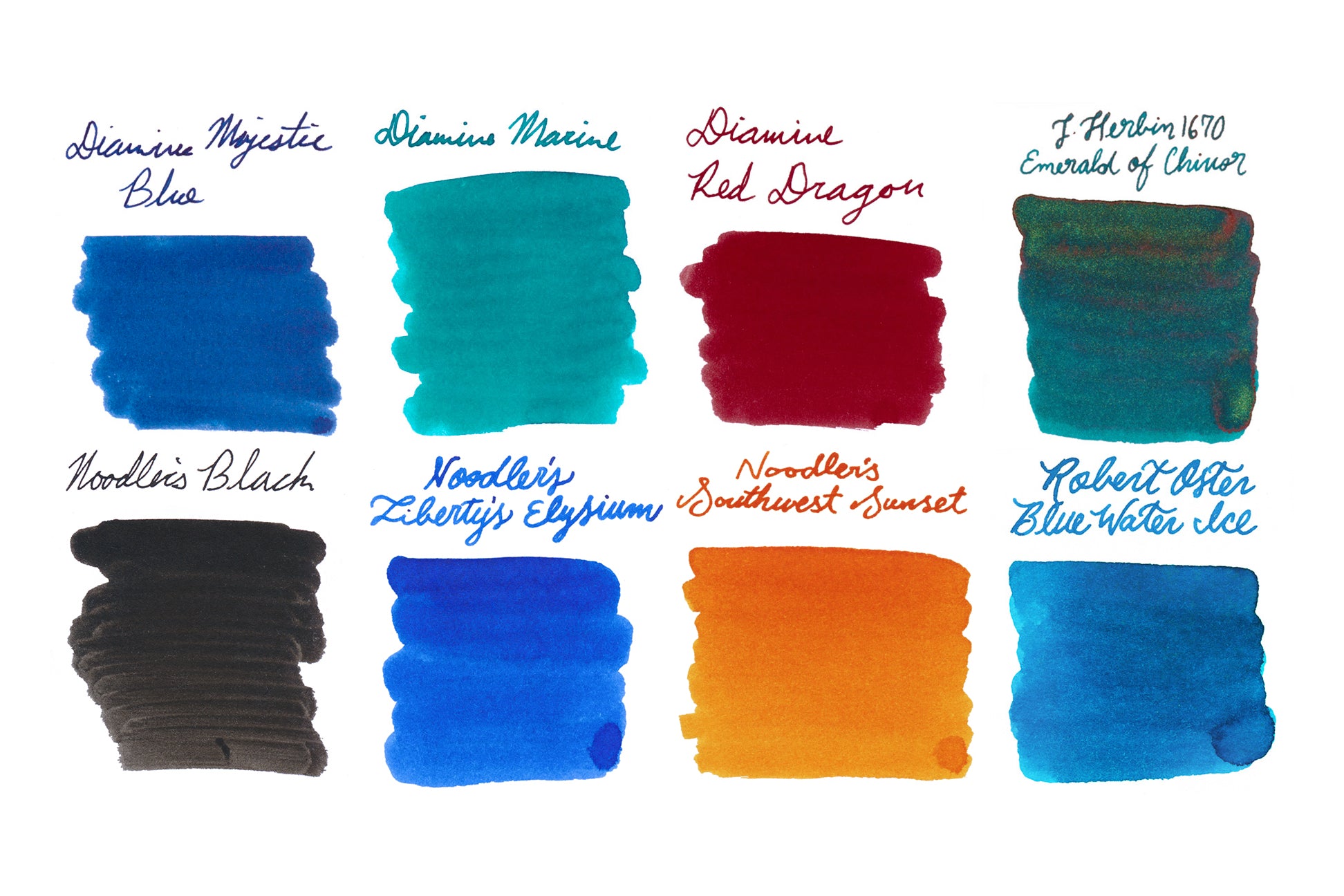 https://www.gouletpens.com/cdn/shop/products/InkSampleSet-StaffPicks-BrianGoulet-SwabText.jpg?v=1659372282