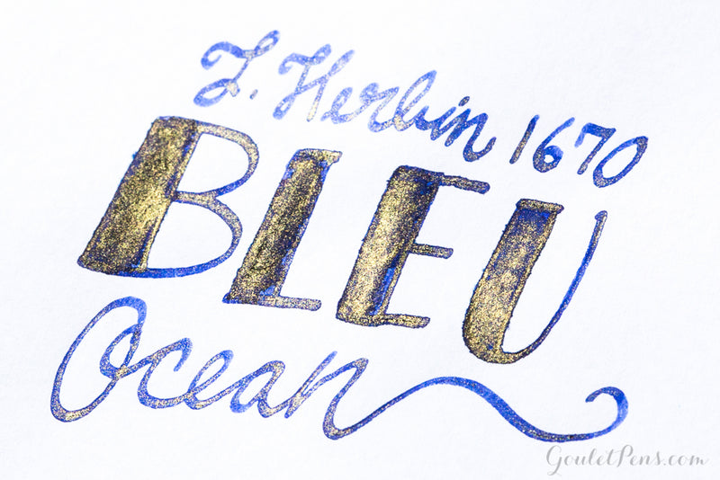 Jacques Herbin 1670 Bleu Ocean - Ink Sample