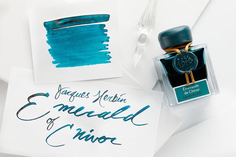 Jacques Herbin 1670 Emerald of Chivor - 50ml Bottled Ink