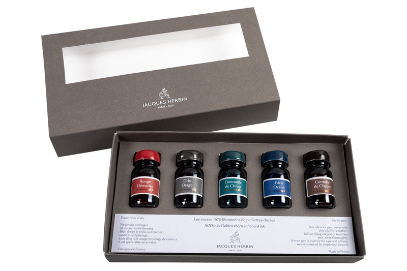 Jacques Herbin 1670 Anniversary Ink Gift Set