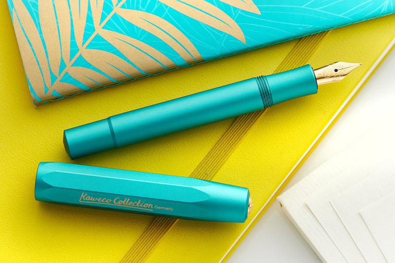 Kaweco AL Sport Fountain Pen - Iguana Blue