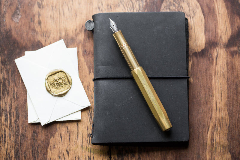 Kaweco Brass Sport Fountain Pen with Optional Clip - Brass – Makoba