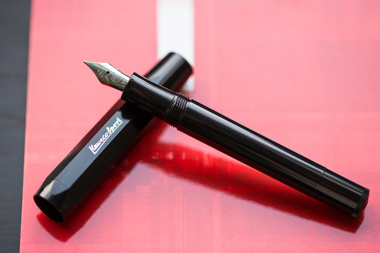 Kaweco Classic Sport Fountain Pen with Optional Clip - Black