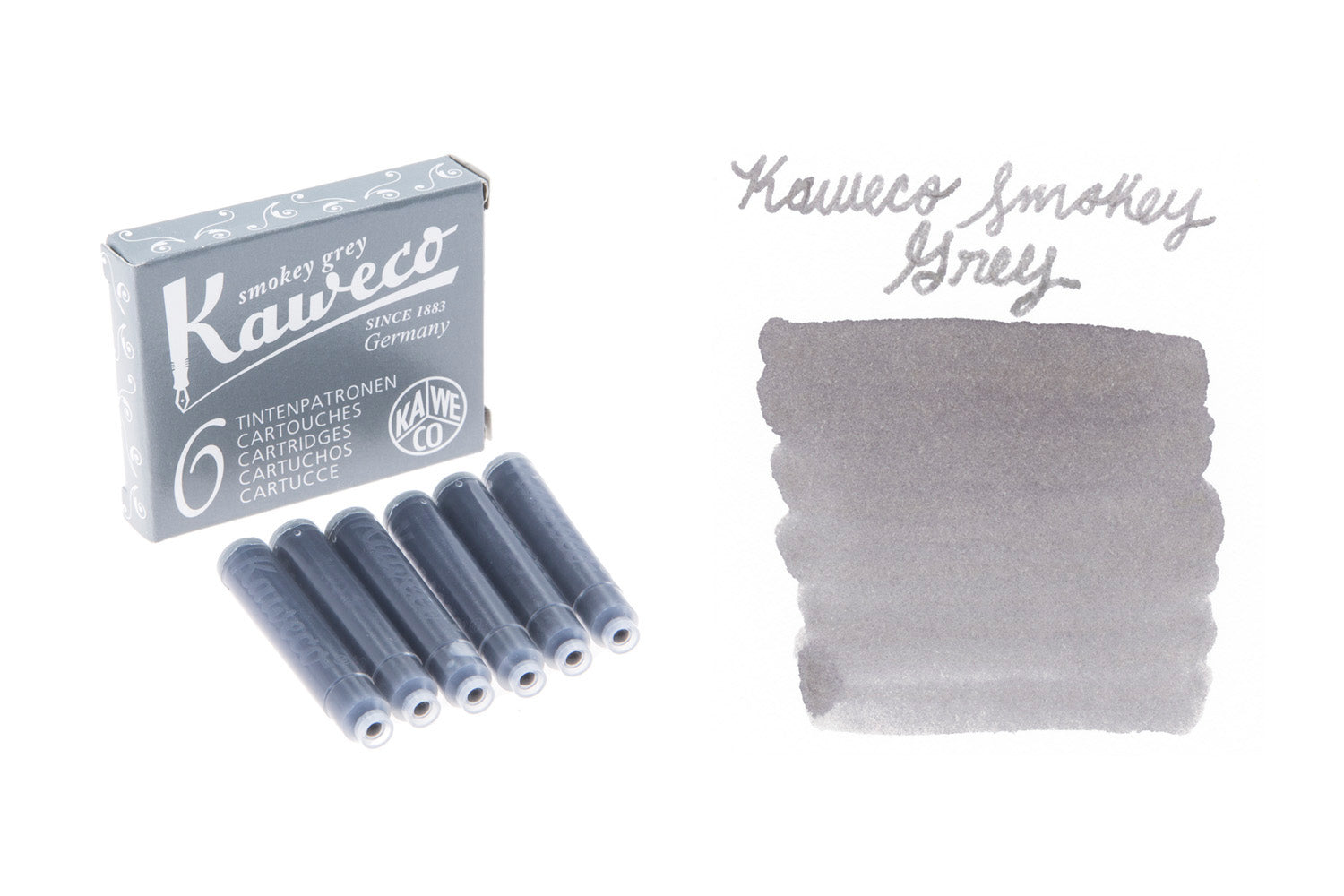 Kaweco Smokey Grey (grey): Ink Review - Scrively - note taking