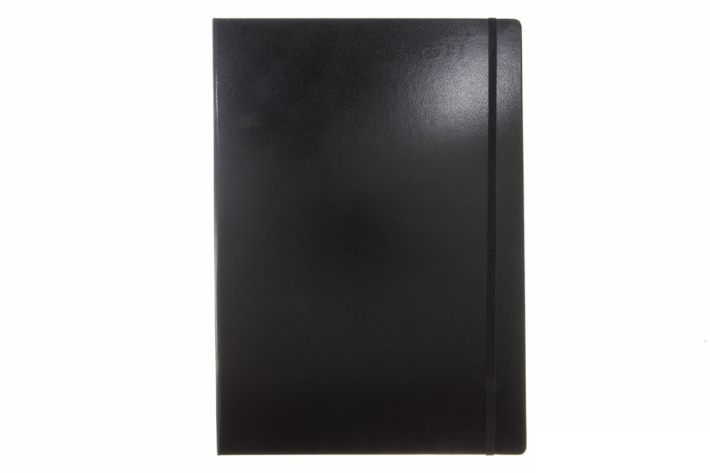 Notebook Master Slim (A4+) with staves, Hardcover, 121 numbered pages,  black - LEUCHTTURM1917