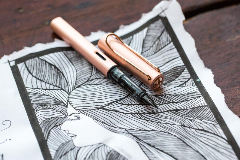 LAMY LX Fountain Pen - Rose Gold - The Goulet Pen Company
