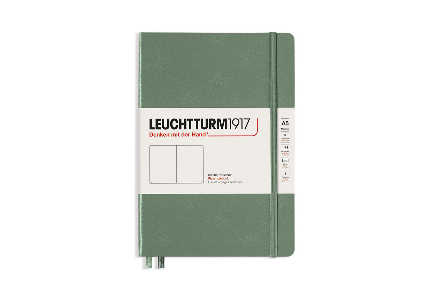 LEUCHTTURM1917 - Notebook Hardcover Medium A5-251 Numbered Pages for  Writing and Journaling (Lilac, Dotted)
