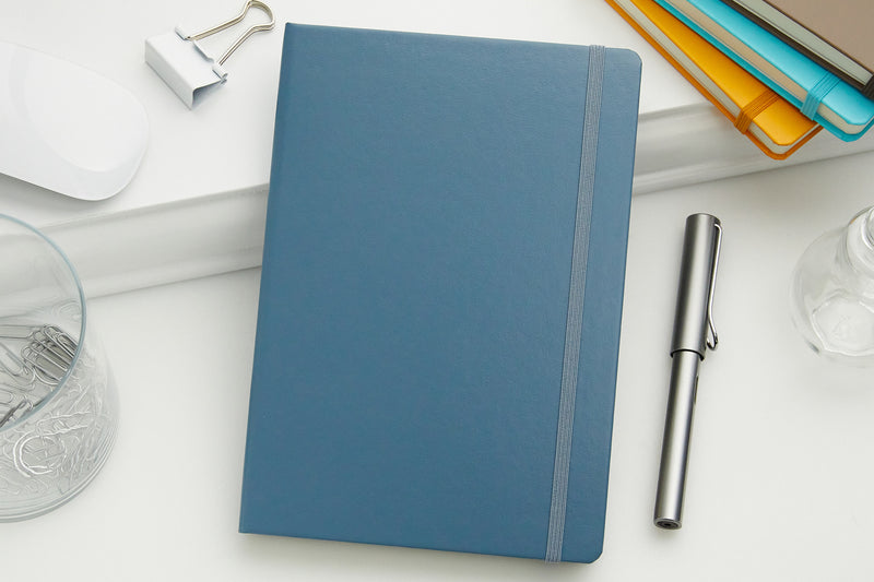 Leuchtturm1917 Medium A5 Notebook - Stone Blue, Dot Grid