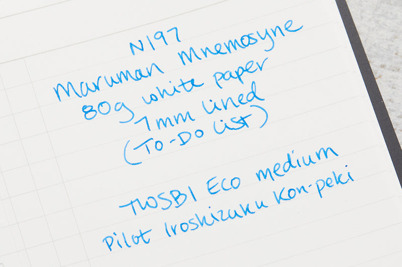 Maruman Mnemosyne N197 A6 Notebook - Lined To-Do