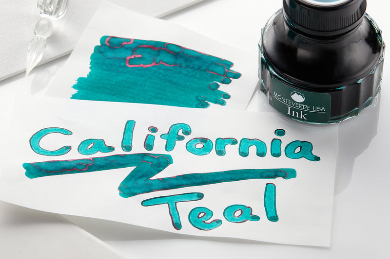 Monteverde California Teal - Ink Sample