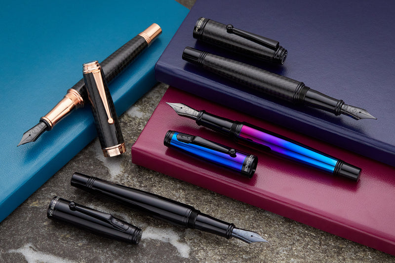 Monteverde Invincia Color Fusion Fountain Pen - Stealth Black