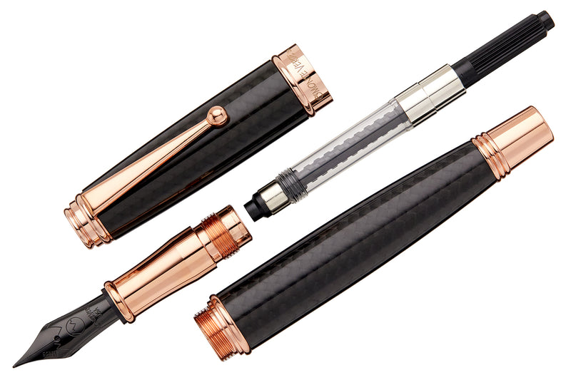 Monteverde Invincia Deluxe Fountain Pen - Rose Gold