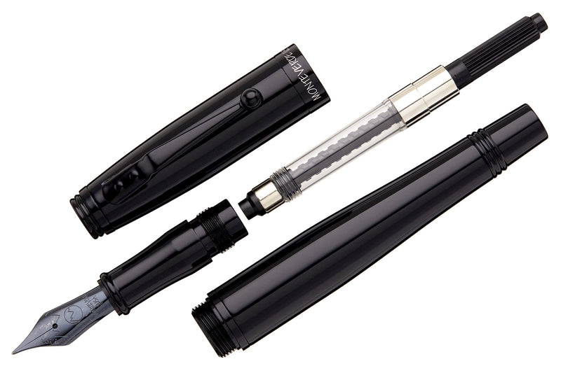 Monteverde Invincia Color Fusion Fountain Pen - Stealth Black