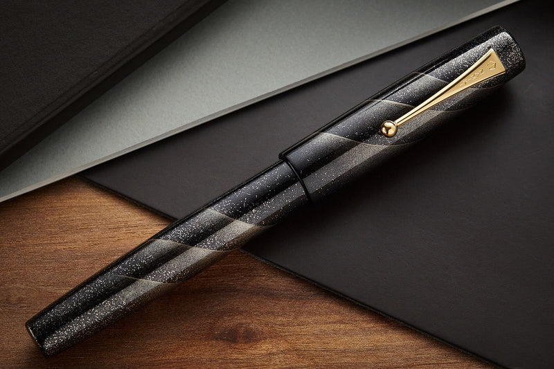 Namiki Aya Maki-e Fountain Pen - Hayate Black