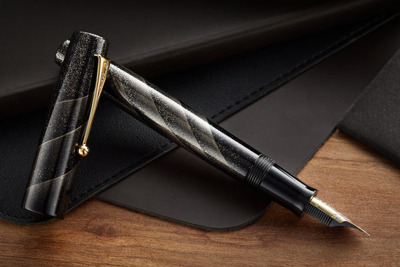 Namiki Aya Maki-e Fountain Pen - Hayate Black