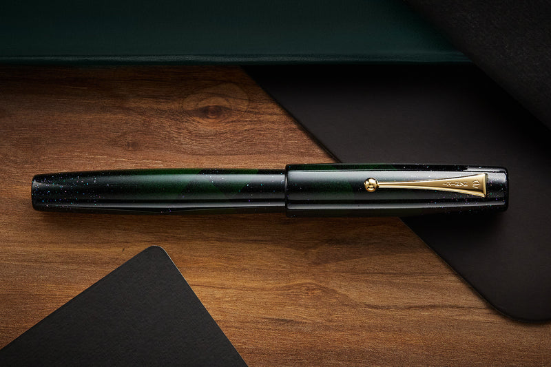 Namiki Aya Maki-e Fountain Pen - Tokiwa Green